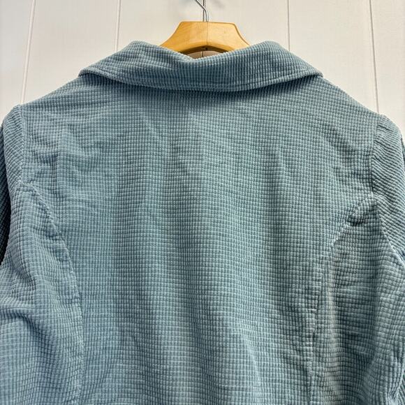 Bryn Walker Womens Boho Hipster Waffle Corduroy Cropped Jacket Size M Preppy - Picture 7 of 7